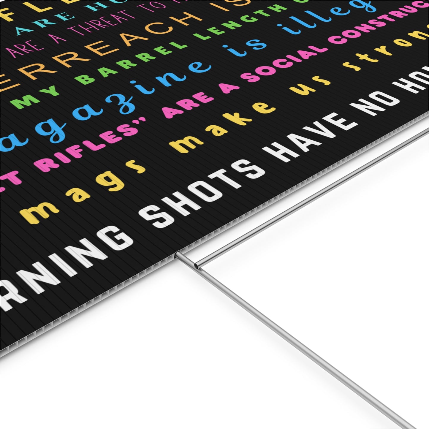 Yard Sign - 'In This House We Believe... some real sh*t.