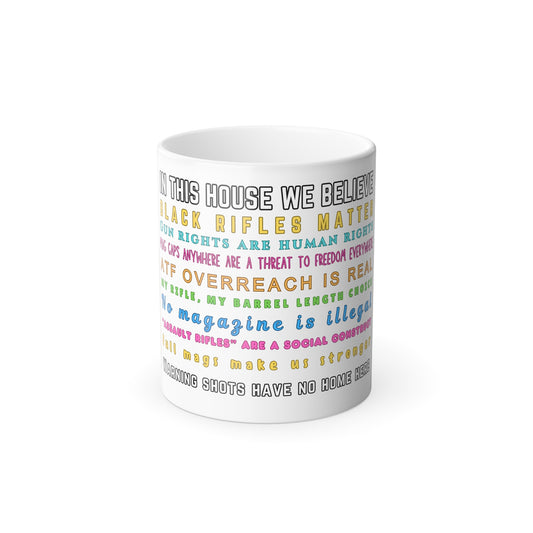 In this house we believe Coffee Mug